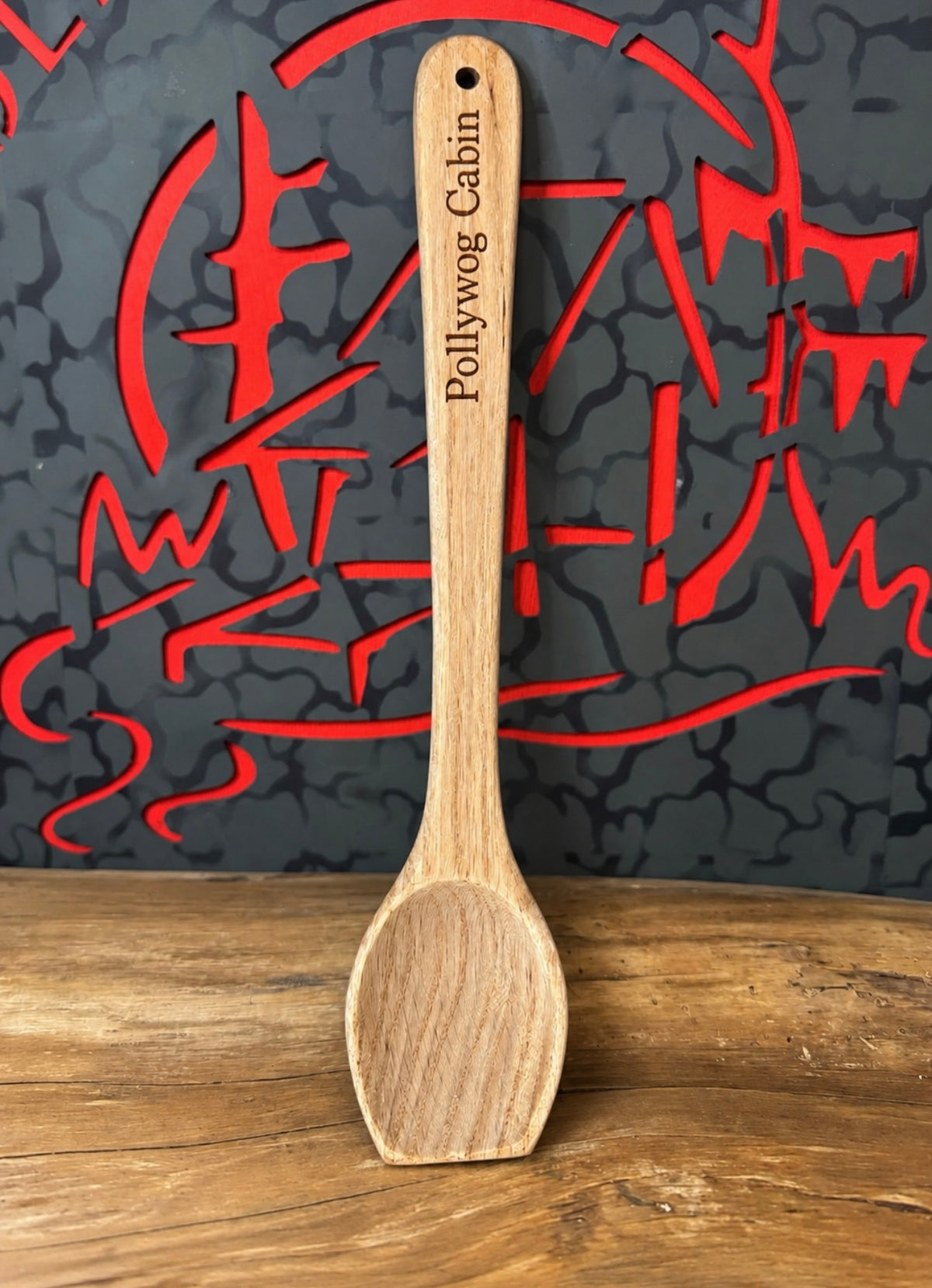 Hand Made Gravy Spoon With Logo